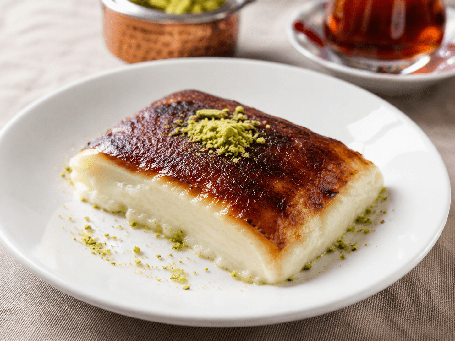 كازانديبي — مهلبية الحليب المحمّرة